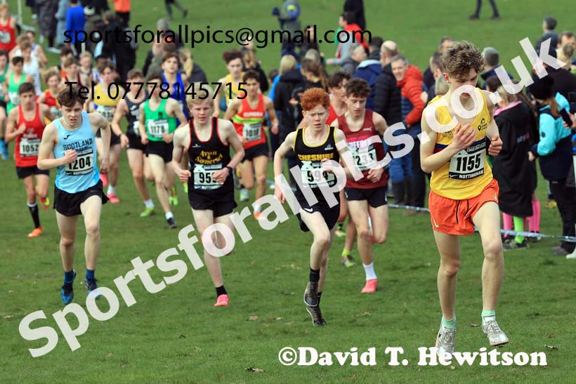 Boys Under-15s, 2024 CAU Inter Counties Cross Country Champs., Wollaton Park, Nottingham. Photo: David T. Hewitson/Sports for All Pics